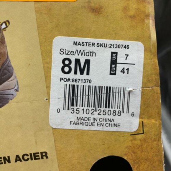 Red Head Men's Blain Work Boots Brown Leather Lace Up Steel Toe Waterproof 8M - Picture 10 of 10